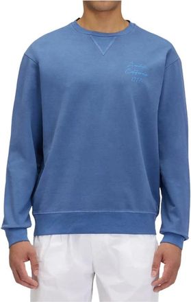 Sundek Sweatshirts - Heren - Sweatshirts - Blauw - L - Katoen - Hoodies & sweatvesten