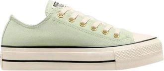 Converse Chuck Taylor All Star Lift - Dames - Sneakers - Groen - 36 EU - Leer - Schoenen