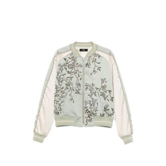 Amiri Floral-embroidered Bomber Jacket