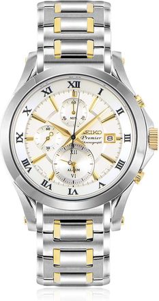 Seiko Mens SEIKO Three Eyes Business Casual Quartz Watch SNAD28J1