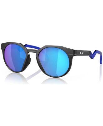 Oakley Unisex - Hstn Polarized Sunglasses In Matte Black Prizm Sapphire
