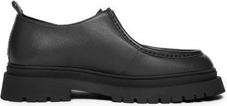 Mani&egrave;re De Voir Lille Leather Lace Up Shoe in Black at Nordstrom, Size 11