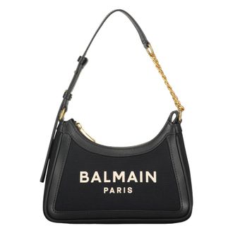 Balmain Shoulder Bags, female, Black, Size: ONE SIZE Elegant Shoulder Bag