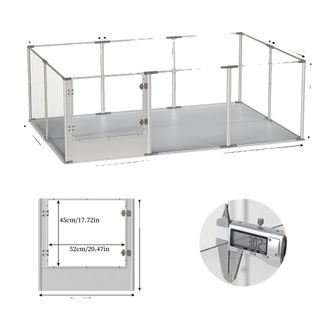 OEM Parque Para Perros, F&aacute;cil Montaje, Dise&ntilde;o Resistente, 10 Paneles