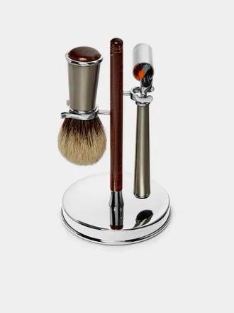 Lorenzi Milano Steel Shaving Set