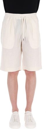 Herno Pure Linen Jogger Bermuda