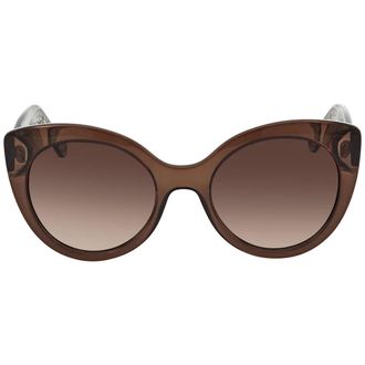 Ferragamo Salvatore Ferragamo Brown Gradient Butterfly Ladies Sunglasses SF964S 210 54