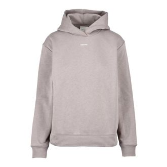 Calvin Klein Hoodie - Dames - Hoodies - Beige - M - Katoen - Hoodies & sweatvesten