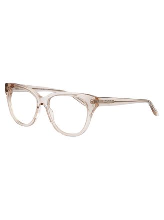 Balenciaga BB0441O Transparent Acetate Eyeglasses - Ivory