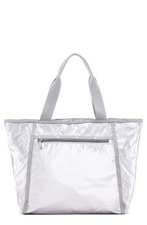 LeSportsac Shine Classic Nylon Tote in Silver Shine at Nordstrom Rack
