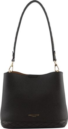 Pourchet Manhattan - PM - Dames - Schoudertassen - Bruin - ONE Size - Leer - Tassen