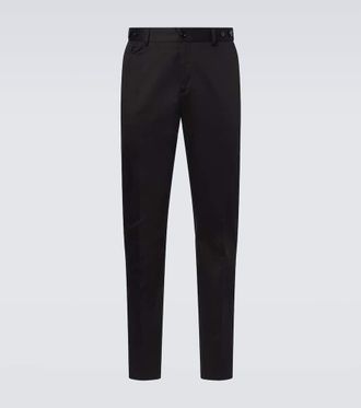 Dolce & Gabbana Cotton-blend slim pants