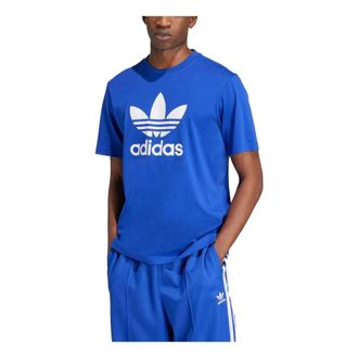 adidas Adicolor Trefoil T-Shirt Asia Sizing Blue White IZ3058