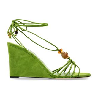 Jimmy Choo London Wedges, female, Green, Size: 8 1/2 US Lova Wedge 85