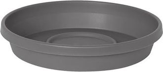 Bloem Terra 17 Inch Resin Saucer in Gray at Nordstrom