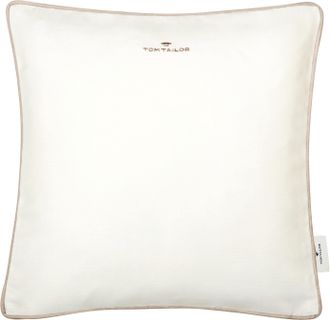 Tom Tailor Dekokissen »Dove Signature« mit Paspel, Kissenhülle ohne Füllung, 1 Stück