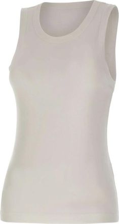 Entire studios Sheer Tank - Dames - Tops zonder mouwen - Wit - M - Katoen - Tops