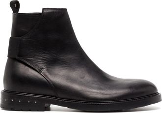 Nicolas Andreas Taralis 30mm leather boots - men - Leather - 44 - Black