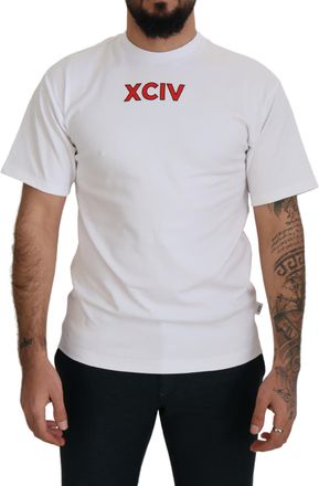 GCDS Logo Print Cotton Short Sleeves Mens T-shirt