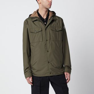 Moncler Chirano shirt jacket military green