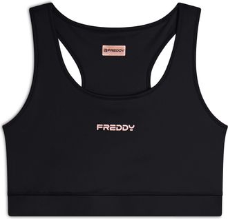 Freddy Reggiseno sportivo in tessuto tecnico con logo bronzo