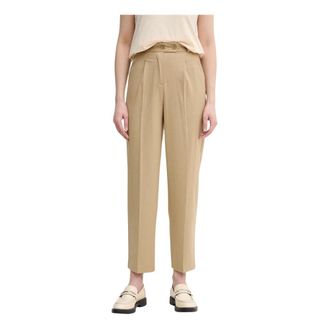Benetton Chino broeken - Dames - Vrijetijds broeken - Beige - XS - Polyester - Broeken