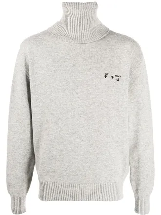 Off-white Maglione a collo alto - Grigio