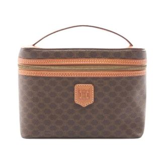 Celine Pre-owned Macadam Coated Canvas Handbag - Dames - Pre-owned - Bruin - Maat: ONE Size Leer
