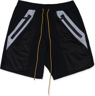 Rhude Black Bullet Zip Shorts