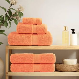 Berkfield Home Premium Towels SOLUND 10 pcs Orange 100x200 cm 600 gsm