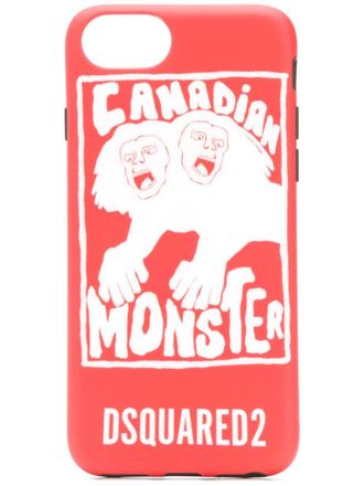 Dsquared2 Canadian Monster iPhone 8 case - men - PVC - One Size
