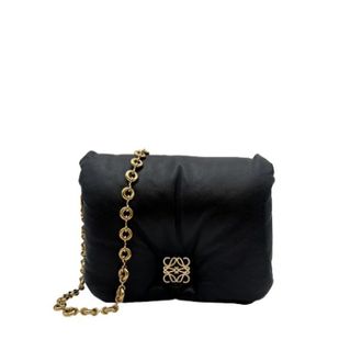 Loewe Pre-owned Cross Body Bags, female, Black, Size: ONE SIZE Pre-owned Leather Crossbody Bag