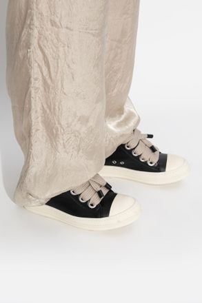 Rick Owens Jumbolace Low Sports Shoes, Womens, Black