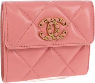 Chanel Pre-owned Wallets, female, Pink, Size: ONE SIZE Pre-owned Wallet