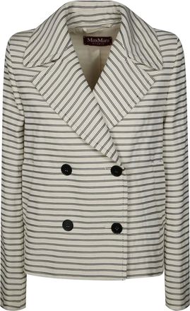 Max Mara Giacca doppiopetto Assuan - Bianco