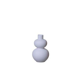 Middle Kingdom Porcelain Matte Porcelain Mini Double Lobed Vase in Lilac Grey at Nordstrom