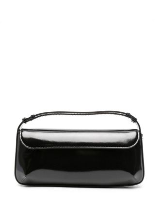 Courrèges Borsa tote Sleek in pelle - Nero