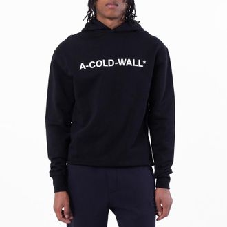 A-Cold-Wall* Essential Logo Cotton Hoodie, Size X-Small