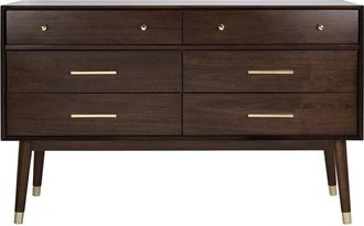 Safavieh Couture Zack 6 Drawer Wood Dresser