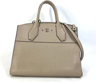 Louis Vuitton Tweedehands Canvas Louis Vuitton tassen - Dames - Vintage Handtas - Beige - ONE Size - Vintage