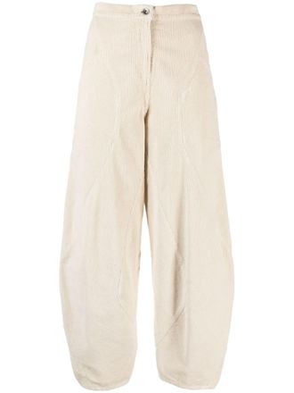 Henrik Vibskov Pantaloni Digi a coste crop - Toni neutri