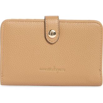 Nanette Lepore Faux Leather Wallet in Brown Sugar at Nordstrom Rack