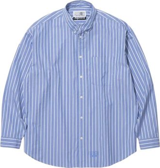 SUPREME x MM6 Maison Margiela Stripe Shirt Blue SUP-SS26-109-BLU
