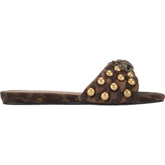 Kurt Geiger Kensington Stud Slide Sandal in Open Brown at Nordstrom Rack, Size 6.5Us / 36.5Eu