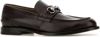 Gucci Mens Upper Loafer Brown Leather
