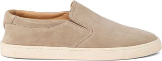 Brunello Cucinelli suede loafers - men - Suede/Rubber/Calf Leather/Thermoplastic Polyurethane (TPU) - 40 - Neutrals