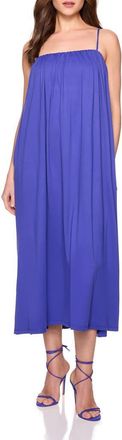 Susana Monaco Spaghetti Strap Jersey Maxi Dress in Hyachith at Nordstrom Rack, Size X-Small