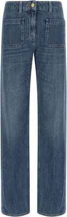 Elisabetta Franchi 139 Vintage Jeans - Dames - Regular Fit Jeans - Blauw - W29 - Denim - Jeans