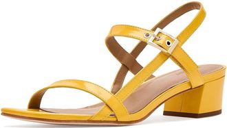 Bernardo Jinji Womens Sandals Sunrise Yellow : 7.5 M, Leather