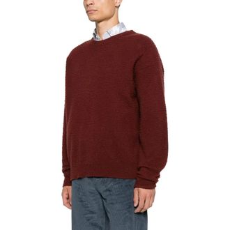 Roberto Collina Truien & Vesten, Heren, Rood, XL, Matto Sweater